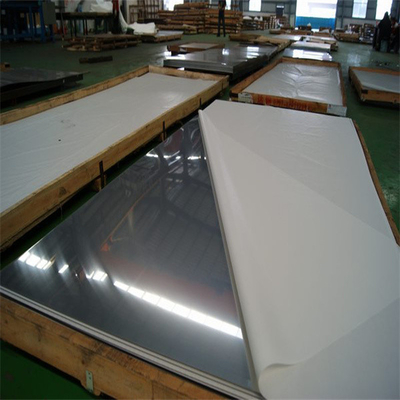 Witte zilver 1000*2000mm SS 304 plaat Standaardoppervlak 4 mm roestvrijstalen plaat