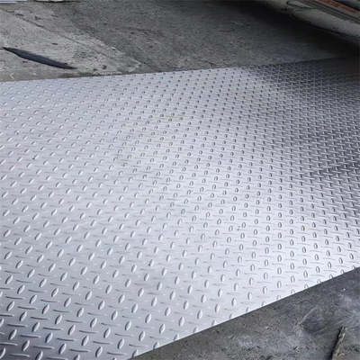 SUS 2B Oppervlakte 304 roestvrij staal platen Platen Antiskid 1,5 mm geïmprimeerde staalplaat