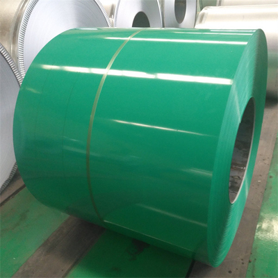 Vooraf geverfte ASME Dx52D galvaniseerde Staalrol PPGI de Hete Ondergedompelde Kleur 0.4mm 1200mm met een laag bedekte