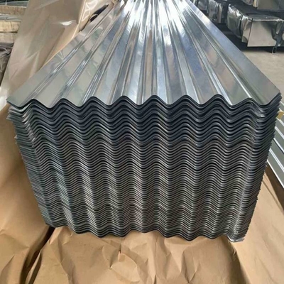 GI Gegalvaniseerde Staal Golfdakwerkbladen 2mm Dikte 1500 * 6000mm