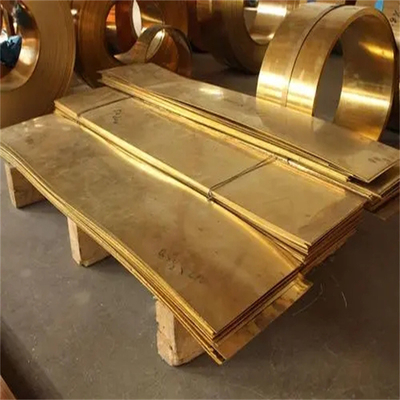 C21000 Gepolijst Messing Plaat Geel 0.1-30 mm Dikte Astm Standaard Aanpassing