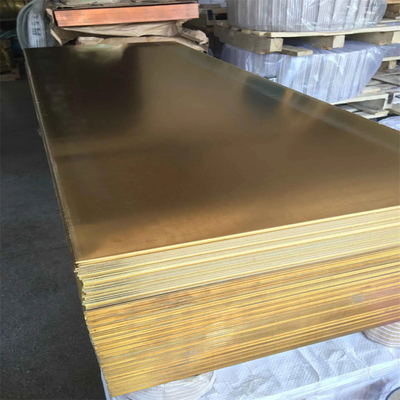 C21000 Gepolijst Messing Plaat Geel 0.1-30 mm Dikte Astm Standaard Aanpassing
