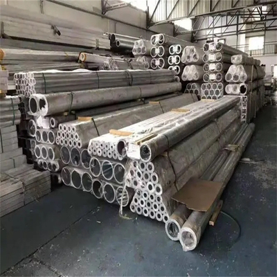 Naadloos 6063 Aluminium buis 80mm Od 6mm Dikte Astm Sliver Kleur