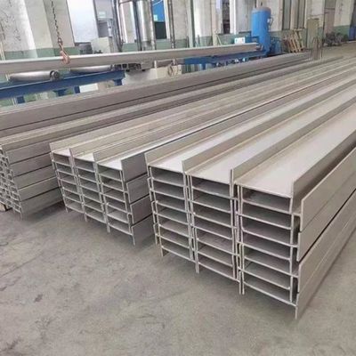 304L Roestvrij staal Structurele staal H-balk 2B Oppervlak 125*60*6*8mm Voor bouwen