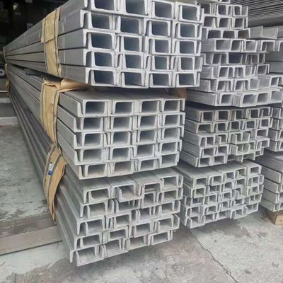 316 12# Structurele secties van roestvrij staal U-balk koudgewalst 5.5x53x120