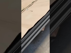 Inventarisatieplaat van het magazijn van roestvrij staal